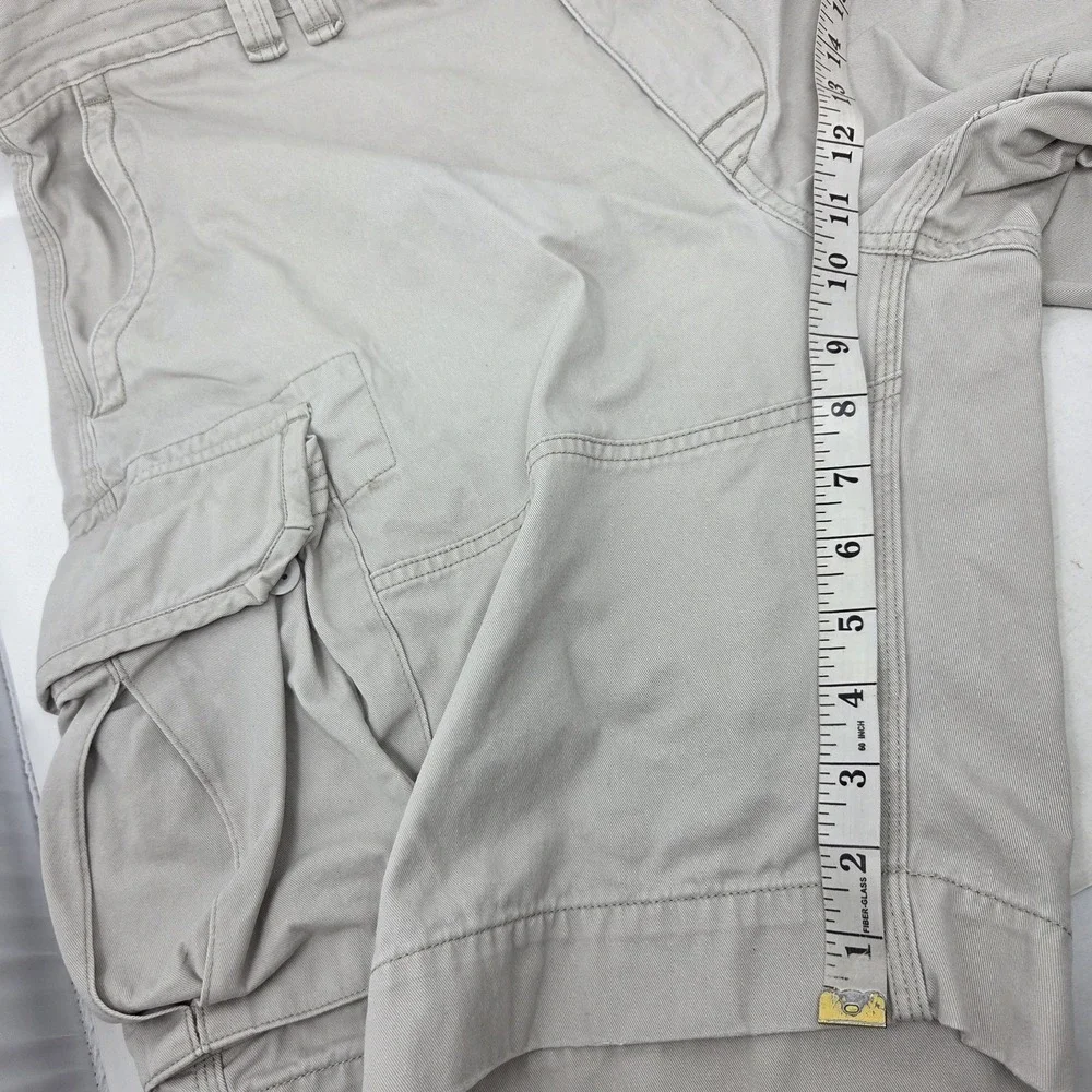 Polo Ralph Lauren Geller Cargo‎ Shorts Mens 40 Khaki Beige Work Utility 10.5 in